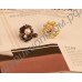 Кольцо pearl rose open ring